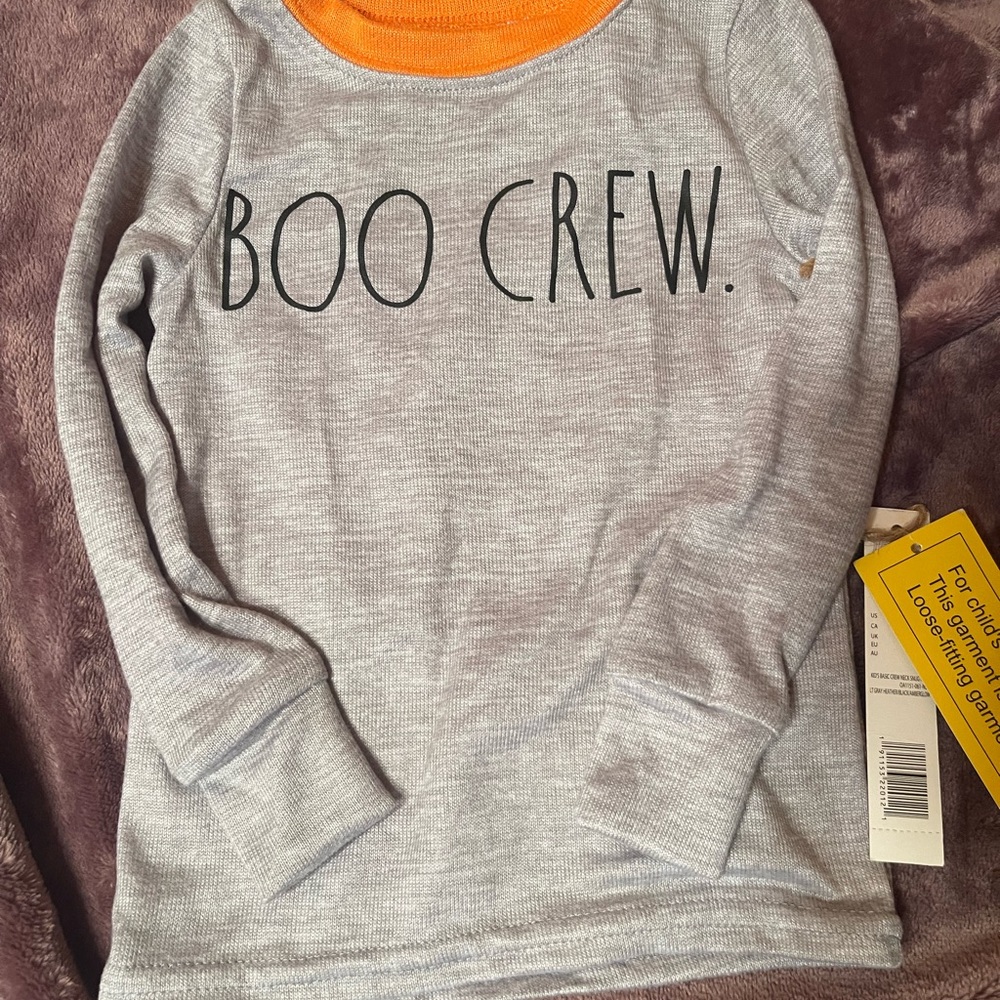 Rae Dunn “Boo crew” children’s long sleeve 🧡🎃